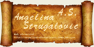Angelina Strugalović vizit kartica